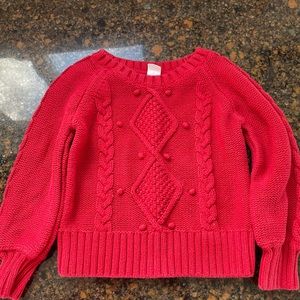 Baby gap red sweater 4t